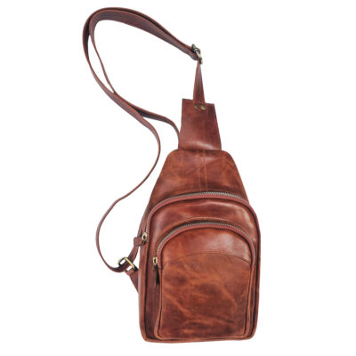 Leather Backpack – Brown